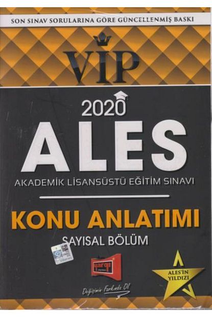 Yargi Yayinevi 2020 Ales Vip Sayisal Sozel Bolum Konu Anlatimi 2 Cilt Takim Trendyol