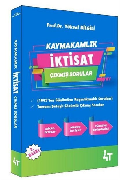 4t Yayinlari Kaymakamlik Iktisat Cikmis Sorular Trendyol