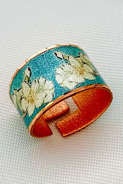 Artucky Unisex Rose Van Gogh Almond Blossom Badem Cicekleri Tablosu Yuzuk Trendyol