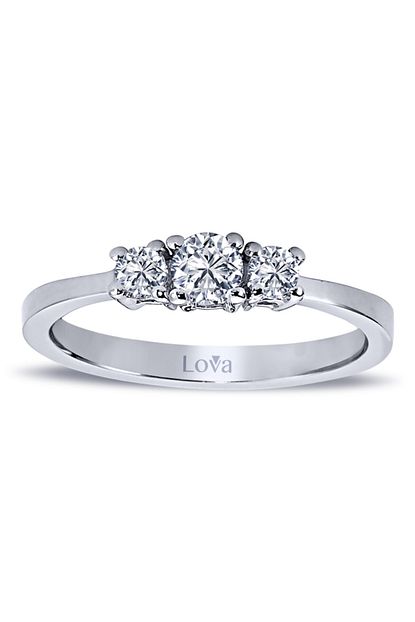 Lova 0 35 Karat Pirlanta Tria Yuzuk 1030131 Trendyol