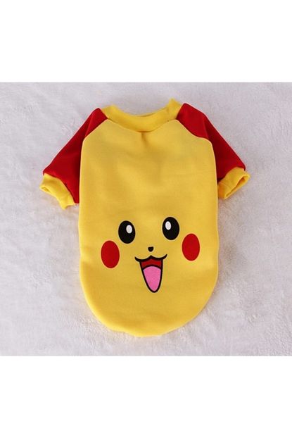 pikachu sweatshirt kedi kopek kiyafeti