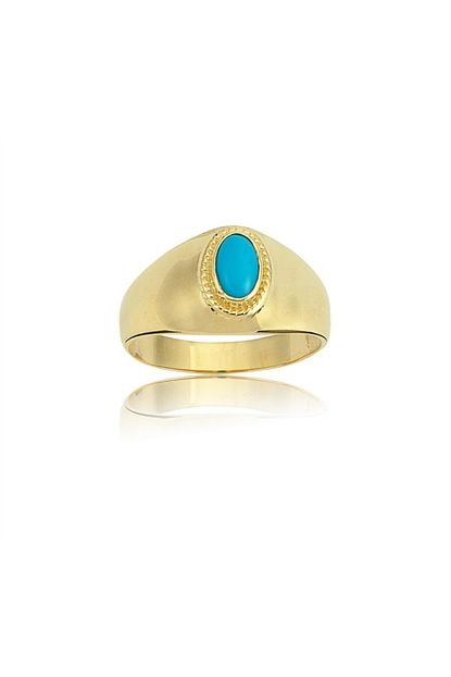 Anka Taki 585 Oval Mavi Tasli Astar Yuzuk Trendyol