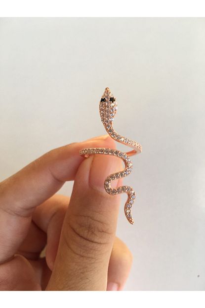 Silverster Collection Kadin Gumus Yilan Model Yuzuk Trendyol