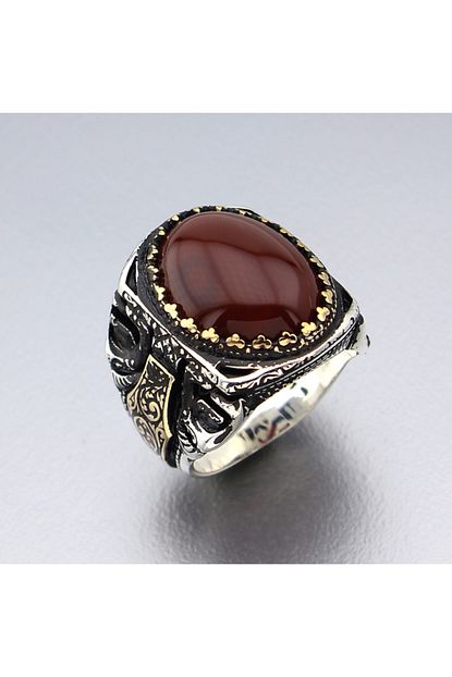 Efalstore Erkek Gumus Otantik Yuzuk 925 Ayar Trendyol