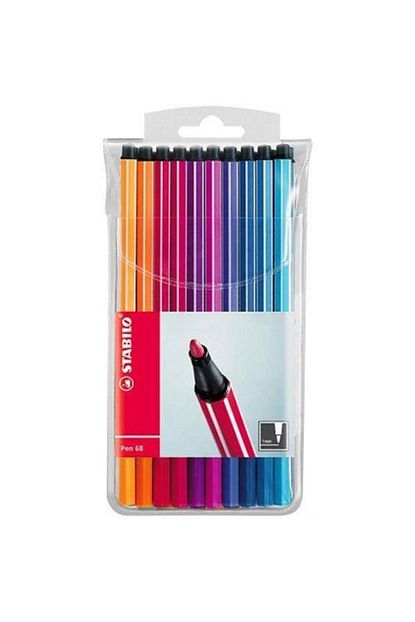 stabilo 6820 pen 68 seti 20 li kalin uc