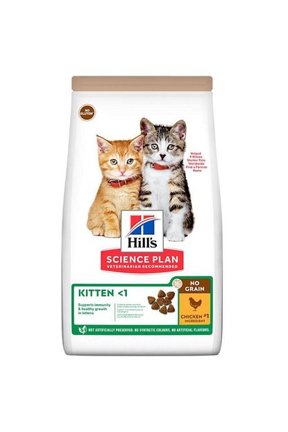 Hill S Tahilsiz Kitten Tavuk Etli Kedi Mamasi 1 5 Kg Trendyol
