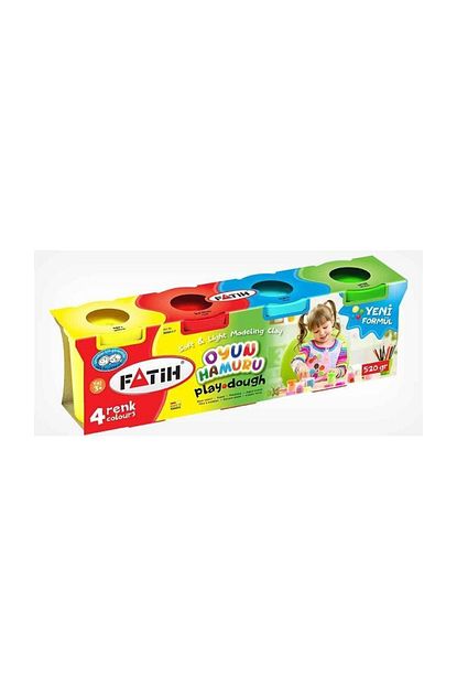 Fatih Oyun Hamuru 4 Renk 4x130 520 Gr Fa50061oh4r Trendyol
