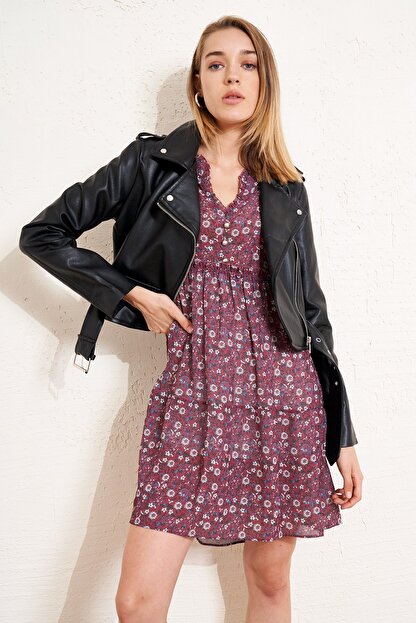 Eka Kadin Siyah Kemerli Suni Deri Ceket Fiyati Yorumlari Trendyol