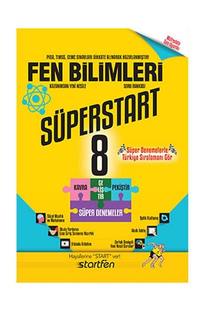 8 sinif superstart fen bilimleri kavra gelistir pekistir super denemeler