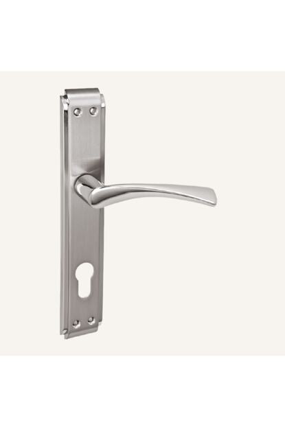 Sofuoglu Lux Zamak Aynali Kapi Kolu Yale Dis Kapisi Kol Lerzan Nikel Saten Trendyol