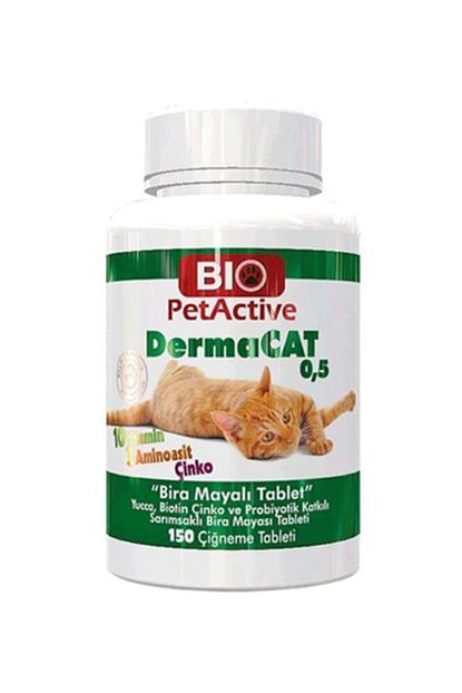 Bio Petactive Dermacat 0 5 Brewers Sarimsakli Maya Tableti 150 Adet 75gr Trendyol