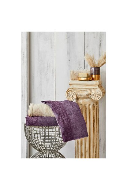 Karaca Home Valeria Royal Dantelli Gul Kurusu Hamam Seti Trendyol