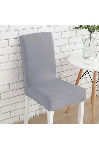 newbrendhome gri sandalye kilifi 8 li fiyati yorumlari trendyol