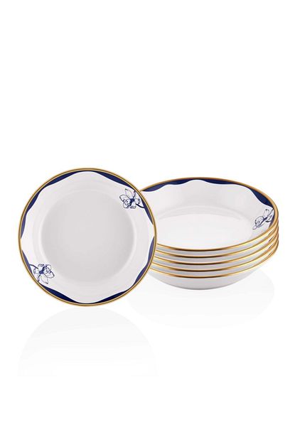 the mia bleu yemek tabagi 6li set 20 cm fiyati yorumlari trendyol