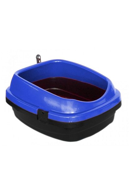 Markaport Derin Kedi Tuvalet Kabi 49 40 22 Cm Mavi Trendyol