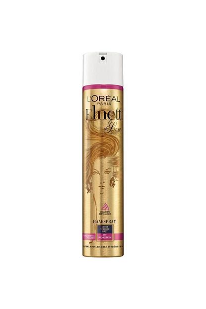 l oreal paris loreal elnett sac spreyi extra starker halt mit pro keratin pembe 300ml fiyati yorumlari trendyol