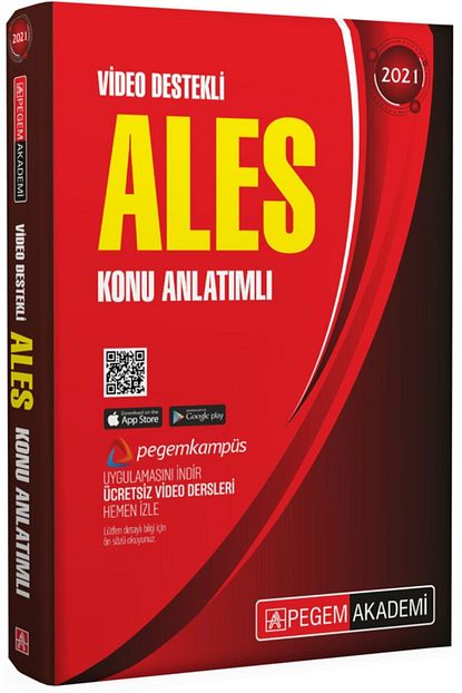 Pegem A Yayincilik Sinav Kitaplari Pegem 2021 Ales Konu Anlatimli Tum Adaylar Icin Video Destekli Trendyol