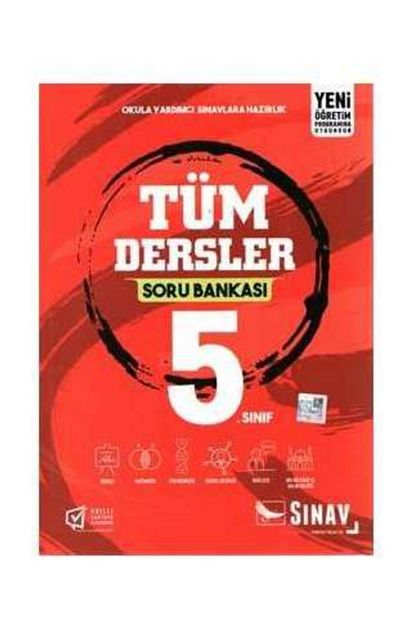 Sinav Yayinlari Sinav 5 Sinif Tum Dersler Soru Bankasi Trendyol