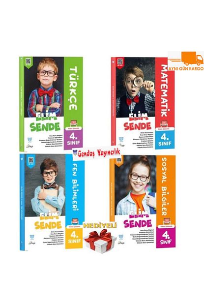 Gendas Yayinlari Gendas Elim Sende 4 Sinif Tum Dersler 4 Kitap Trendyol