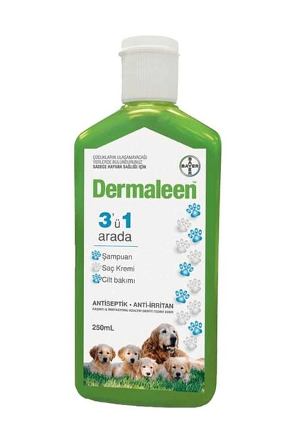 Dermaleen Bayer Kasinti Ve Tahris Onleyici Kopek Sampuani 250 Ml Trendyol