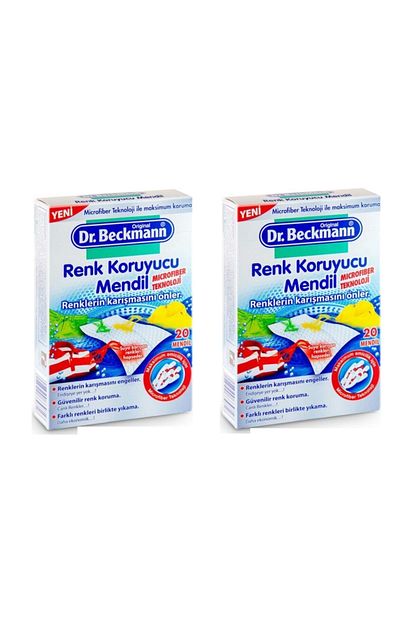 Dr Beckmann Dr Beckmann Renk Koruyucu Mendil 20 20 Li Paket Trendyol
