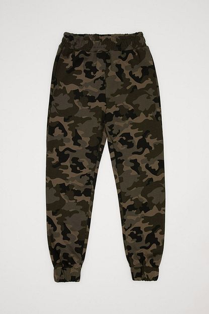 kamuflaj desenli jogger