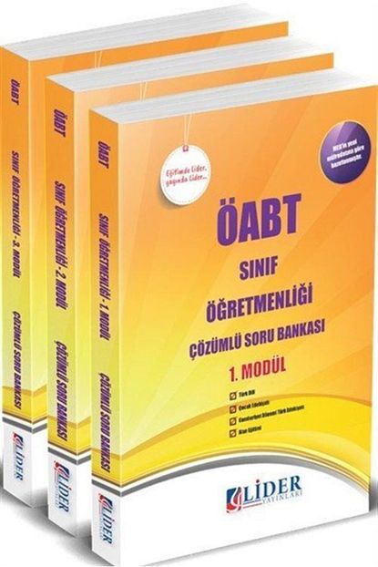lider yayinlari oabt sinif ogretmenligi