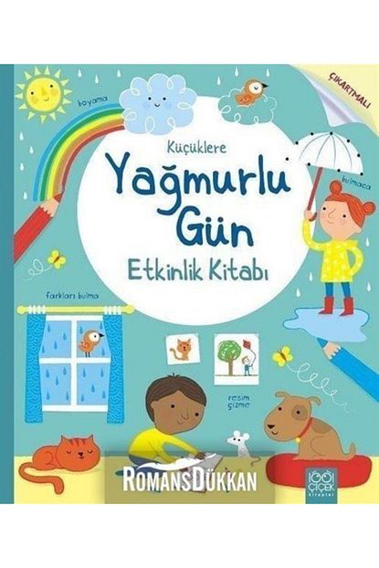 1001 Cicek Kitaplar Kucuklere Yagmurlu Gun Etkinlik Kitabi Trendyol