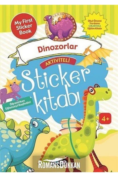 Pogo Cocuk Dinozorlar Aktiviteli Sticker Kitab Trendyol