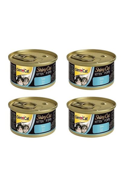 Gimcat Shinycat Konserve Kedi Mamasi Yavru Tuna Balikli 70gr X 4 Adet Trendyol