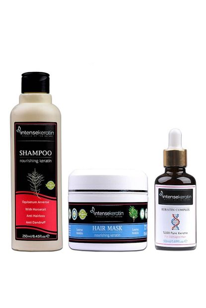 intense keratin yanan yipranan kuru mat acici oryal sac keratin bakimi seti fiyati yorumlari trendyol