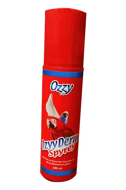 ozzy derm muhabbet kusu ve papagan icin bit pire kene spreyi 200ml fiyati yorumlari trendyol