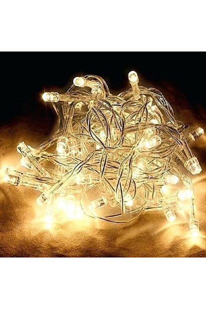 Leddukkani Yilbasi 5 Metre Led Isik Elektrikli Animasyonlu Kumandali Sari Led Trendyol