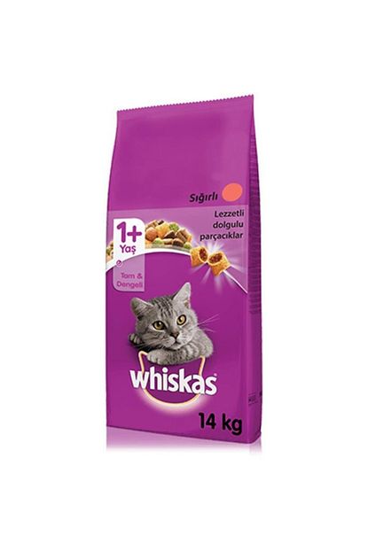 Whiskas Biftekli Ve Havuclu Yetiskin Kedi Mamasi 14 Kg Trendyol
