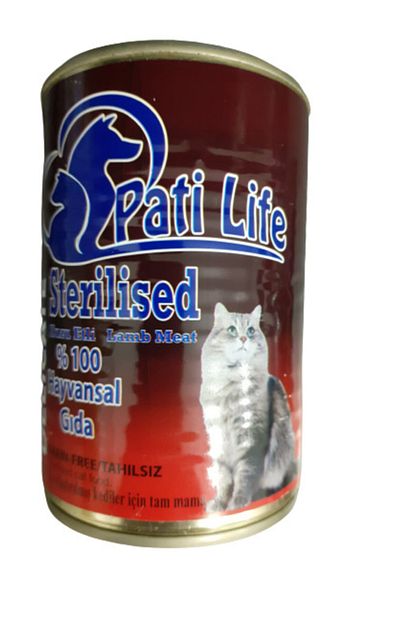 Pati Life Patilife Sterilised Kuzu Etli Tahilsiz Kedi Kons 415 Gr X 3 Adet Trendyol