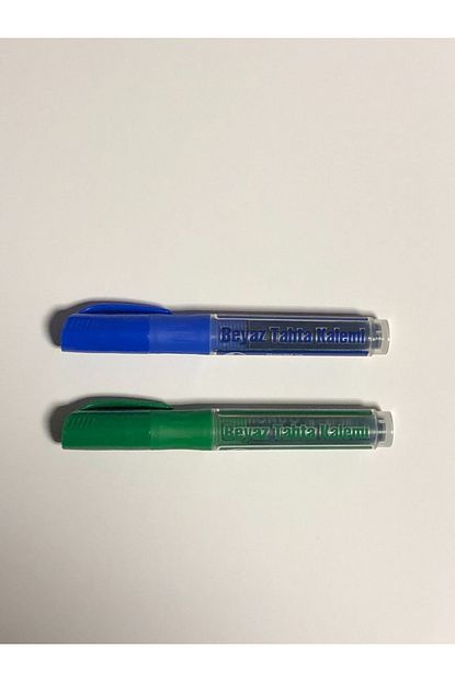 yesil kartuslu beyaz tahta kalem 2 li