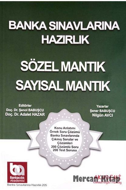 Akademi Consulting Training Banka Sinavlarina Hazirlik Sozel Mantik Sayisal Mantik Trendyol