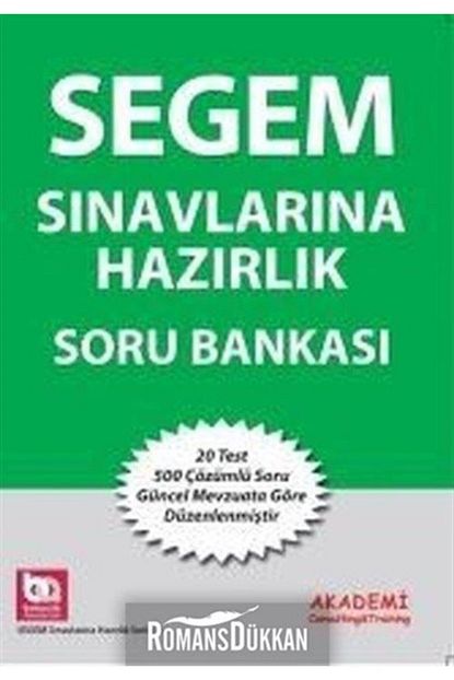Akademi Consulting Training Segem Sinavlarina Hazirlik Soru Bankasi Trendyol