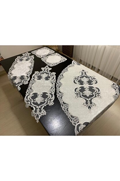 Gulteks Home 5 Parca Lale Kadife Salon Takimi Fiyati Yorumlari Trendyol