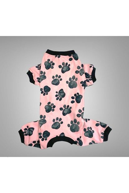 Dazelife Pati Desenli Kedi Kopek Pijama Tulum Trendyol