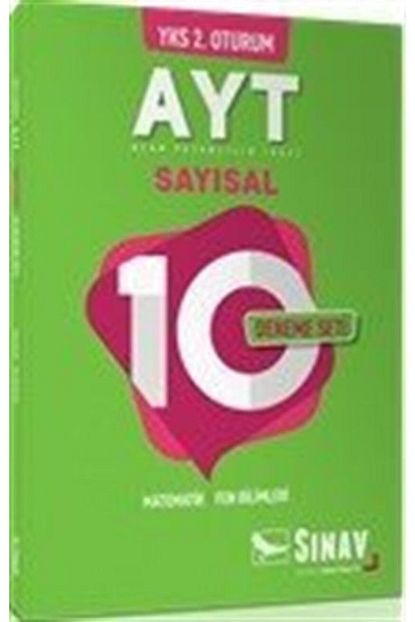 Sinav Yayinlari Yks 2 Oturum Ayt Sayisal 10 Deneme Trendyol
