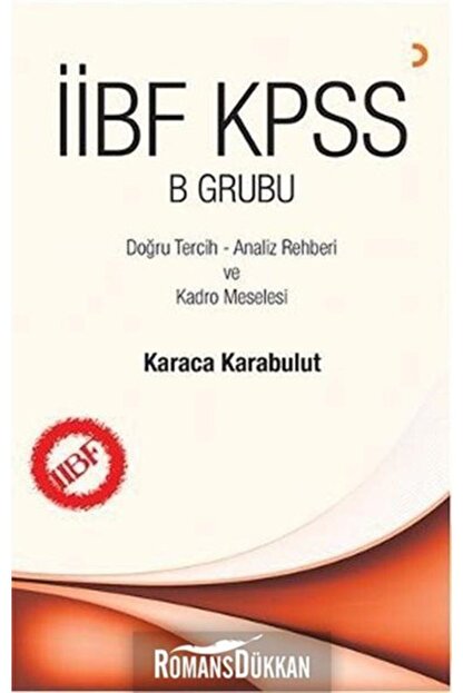 Cinius Yayinlari Iibf Kpss B Grubu Dogru Tercih Analiz Rehberi Ve Kadro Meselesi Trendyol