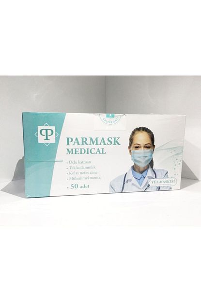Parmask 3m 3 Katli Burun Telli Kokusuz Ultrasonik Cerrahi Maske Uts Belgeli Fiyati Yorumlari Trendyol