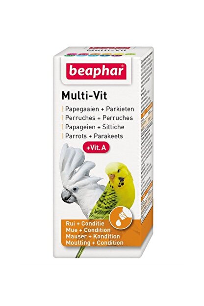 beaphar papaganlar ve buyuk muhabbet kuslari icin multivitamin 20 ml fiyati yorumlari trendyol