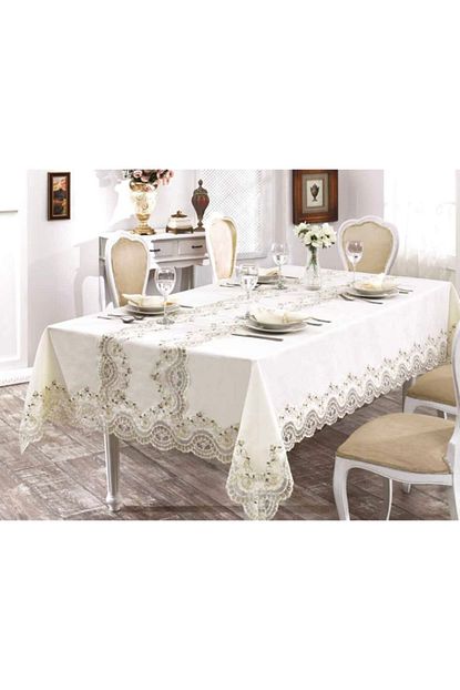 royal home violet masa ortusu takimi 12 kisilik 25 parca fiyati yorumlari trendyol