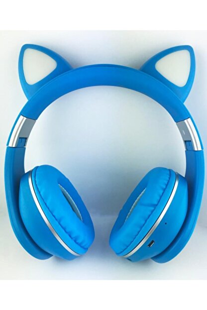 Mobilart Kablosuz Led Isikli Mikrofonlu Kedi Kulaklik Trendyol