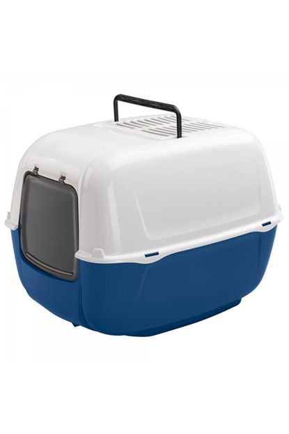 Ferplast Prima Azzurra Kapali Kedi Tuvaleti 39 5 X 52 5 X 38 Cm Trendyol