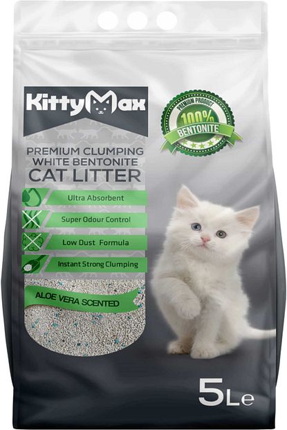 kittymax 5 lt ince taneli aloe vera