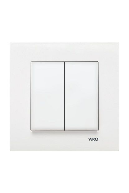 Viko By Panasonic Karre Beyaz Komutator 2 Li Anahtar Priz Trendyol