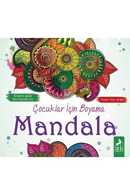 Ren Yayinlari Cocuklar Icin Boyama Mandala Trendyol
